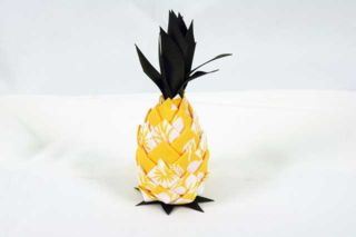 Fabric pineapple ornament