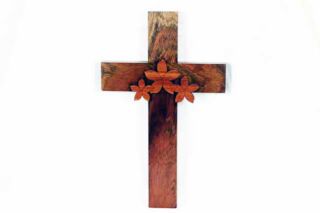 Koa wall cross